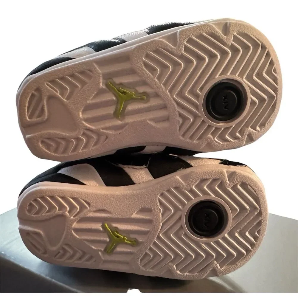 First Baby Jordan XIV Size 1c BLACK Indiglo 132550-002 🔥🔥